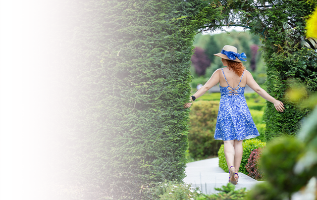 lekki makijaz na garden party