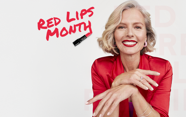 red lips month kafelek